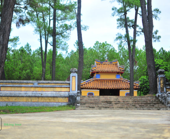 Gia Long tomb hue bike tour