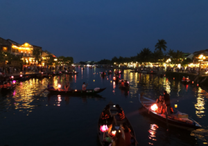Strolling along the riverfront becomes a vibrant experience with boat ride. (Source: Central Vietnam)